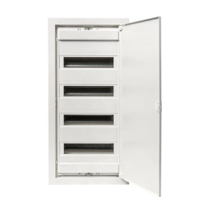 Встраиваемый силовой щит Nova 48 мод. 4 габ. с металл. дверью IP40 Proxima