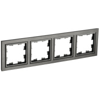 IEK BRITE BASE Темн.бронза Рамка 4-м РУ-4-БрТБ