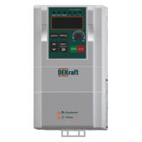 Преобразователь частоты DEKV060 1.5кВт 380В 3ф с тормозн. модулем DEKraft DEKV060G1R5T4B