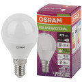 Лампа светодиодная LED Antibacterial P 5.5Вт шар матовая 4000К нейтр. бел. E14 470лм 220-240В угол пучка 200град. бактерицидн. покрыт. (замена 50Вт) OSRAM 4058075561618