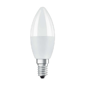 Лампа светодиодная LED Star B 40 5.5W/827 5.5Вт свеча матовая 2700К тепл. бел. E14 470лм 220-240В RGBW + DIM с пультом диммир. пластик. OSRAM 4058075144309