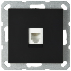Jasmart G Черный матовый Розетка RJ45  G6105PB
