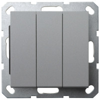 Jasmart G Алюминий Выключатель 3-кл 10A 250V~