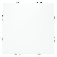 Перекрестный переключатель встраиваемый VOLTUM S70 одноклавишный 10А, (белый матовый)