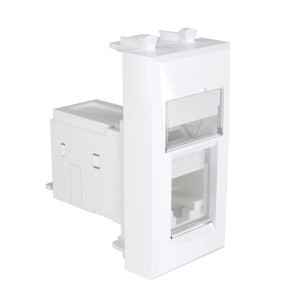 Розетка компьютерная . кат.5e RJ-45 Avanti Белое облако модульная DKC 4400461