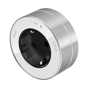 MULTITRACK Розетка 2КЗ круглая 16 А250 В БЕЛЫЙ MTK13001W