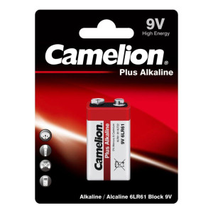 Элемент питания алкалиновый крона 6LR61 6LR61-BP1 (блист.1шт) Camelion 1655
