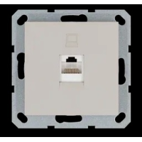 Jasmart Интернет-розетка RJ45 с накладкой, цвет Тауп