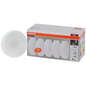 Лампа светодиодная LED Value LVGX5360 8SW/840 230В GX53 2х5 RU (уп.5шт) OSRAM 4058075584266