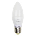 Лампа светодиодная PLED-ECO 5Вт C37 свеча 3000К тепл. бел. E27 400лм 230В JazzWay 2855312A