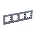 Рамка Schneider Electric 4-м AtlasDesign Nature мрамор айс грей  ATN343204