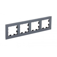 Рамка Schneider Electric 4-м AtlasDesign Nature мрамор айс грей  ATN343204
