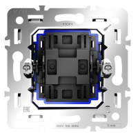 Механизм перекрестного переключателя одноклавишного 10А, S70