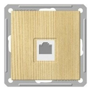 Розетка компьютерная RJ45 Schneider Electric W59, скрытый монтаж, сосна, RSI-152K5E-7-86
