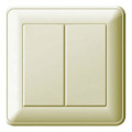 Выключатель двухклавишный Schneider Electric W59, слоновая кость, VS516-252-28