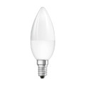 Лампа светодиодная LED Star B 25 4.5W/827 4.5Вт свеча матовая 2700К тепл. бел. E14 250лм 220-240В RGBW + DIM с пультом диммир. пластик. OSRAM 4058075045736