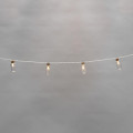 Гирлянда светодиодная Баночки 1.5м 10LED тепл. бел. 0.1Вт IP20 провод ПВХ прозр. элементы питания 2хAA (не в компл.) Neon-Night 303-096