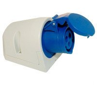 Розетка наружной установки IP44 16A 2PE 230V упак. 1шт