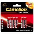 Элемент питания AAA/LR03 1.5В Plus Alkaline 4+2LR03-BP (блист.6шт) Camelion 14112