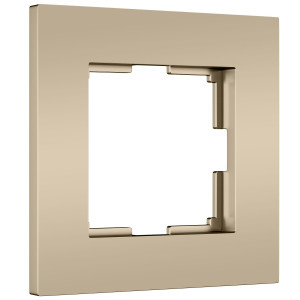 W0012911/ Рамка на 1 пост Slab (шампань софт)