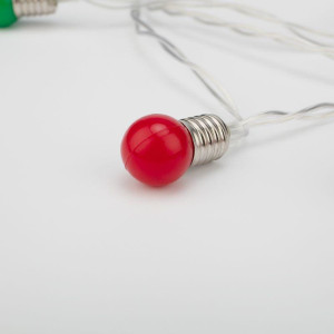 Гирлянда светодиодная Мини-лампочки 1.5м 10LED мультиколор 0.1Вт IP20 провод ПВХ прозр. элементы питания 2хAA (не в компл.) Neon-Night 303-074
