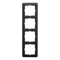 Рамка 4 поста Schneider Electric W59, черный бархат, KD-4-68