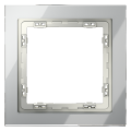 Рамка стеклянная VOLTUM S70 на 1 пост, (сталь, стекло)