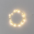 Гирлянда светодиодная Роса 2м 20LED тепл. бел. 2Вт 4.5В IP20 провод прозр. Neon-Night 303-006