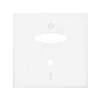 Simon 100 Белый матовый Накладка розетки VGA + Mini-Jack