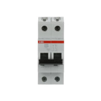 Автоматический выключатель 2-полюсный S202 B50 6кА ABB 2CDS252001R0505