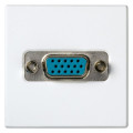 Розетка VGA Simon SIMON 27, скрытый монтаж, белый, 2700091-030