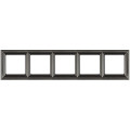 Рамка 5 постов Jung ECOPROFI DECO, антрацит, EPD485AN