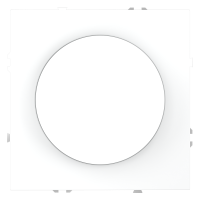 Светорегулятор встраиваемый VOLTUM S70 поворотно-нажимной 600 Вт, (белый матовый)