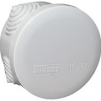 PE Коробка распределительная, круглая, 4 ввода, IP55, D70x40мм