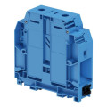 Клемма винтовая ZS150-BL, синяя, 150 мм²
