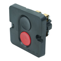 ПКЕ 612 У3, 10А, 660В, чёрный и красный цилиндр, в нишу, IP40, пост управления  Электротехник