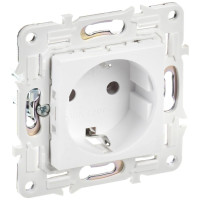 Розетка SKANDY 16А с заземл. без защ. шторок SK-R05W арктич. бел. IEK SK-R11-16-K01