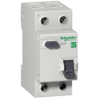 Дифференциальный автомат 2п 1PN C 16А 30мА тип AC 4.5кА EASY9 2мод. SchE EZ9D34616