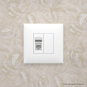 Розетка  RJ-45 кат.5e Avanti Белое облако DKC 4400463