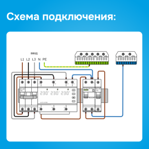 Переключатель фаз Welrok FS6-63