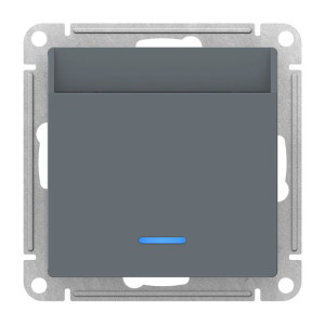ATLASDESIGN ВЫКЛЮЧАТЕЛЬ карточный с подсветкой, 10А, без задержки отключения, механизм, ГРИФЕЛЬ ATN000767
