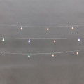 Гирлянда светодиодная Шарики 5м 20LED мульти (RG/RB) IP20 230В с контроллером 8 режимов провод прозр. Neon-Night 304-022