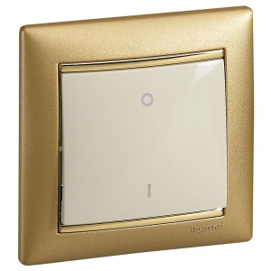 Выключатель 1-кл. 2п СП Valena 16А IP31 250В механизм сл. кость Leg 774104