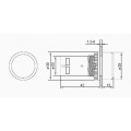 Кнопка EB22 возвратная красн. NO+NC 230 В Rexant 36-5530