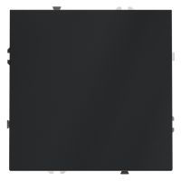 Проходной переключатель встраиваемый VOLTUM S70 одноклавишный 10А, (графит)