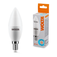 Светодиодная лампа WOLTA 25WC12E14 12Вт 6500K Е14