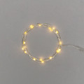 Гирлянда светодиодная Роса с крупными каплями 2м 20LED тепл. бел. 0.1Вт IP20 элементы питания 2хCR2032 (в компл.) Neon-Night 302-006