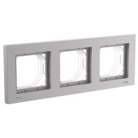ATLASDESIGN AQUA 3-постовая РАМКА, IP44, АЛЮМИНИЙ ATN440303