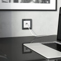 W5120101/ Розетка Ethernet RJ-45 cat. 6A экранированная (белый)
