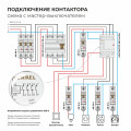 W943M40O/ Контактор модульный 40 A 4NO (3 мод.)